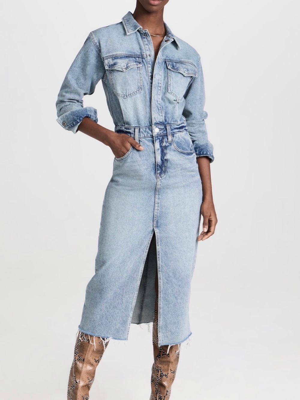 Pistola Amira denim dress